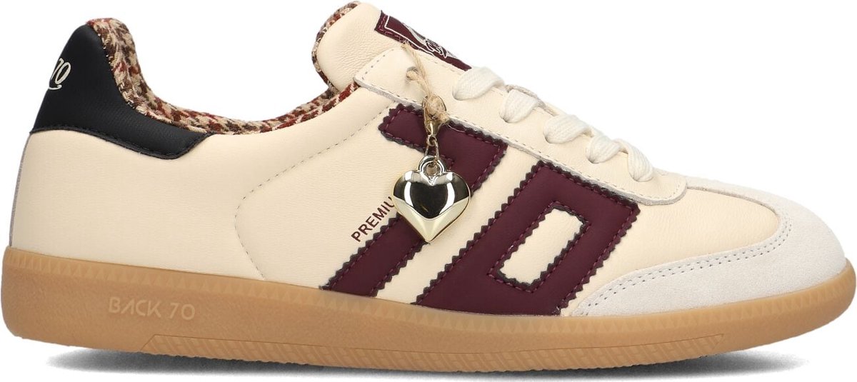 BACK70 Dames Lage sneakers Spongy - Creme - Suède - Maat 40
