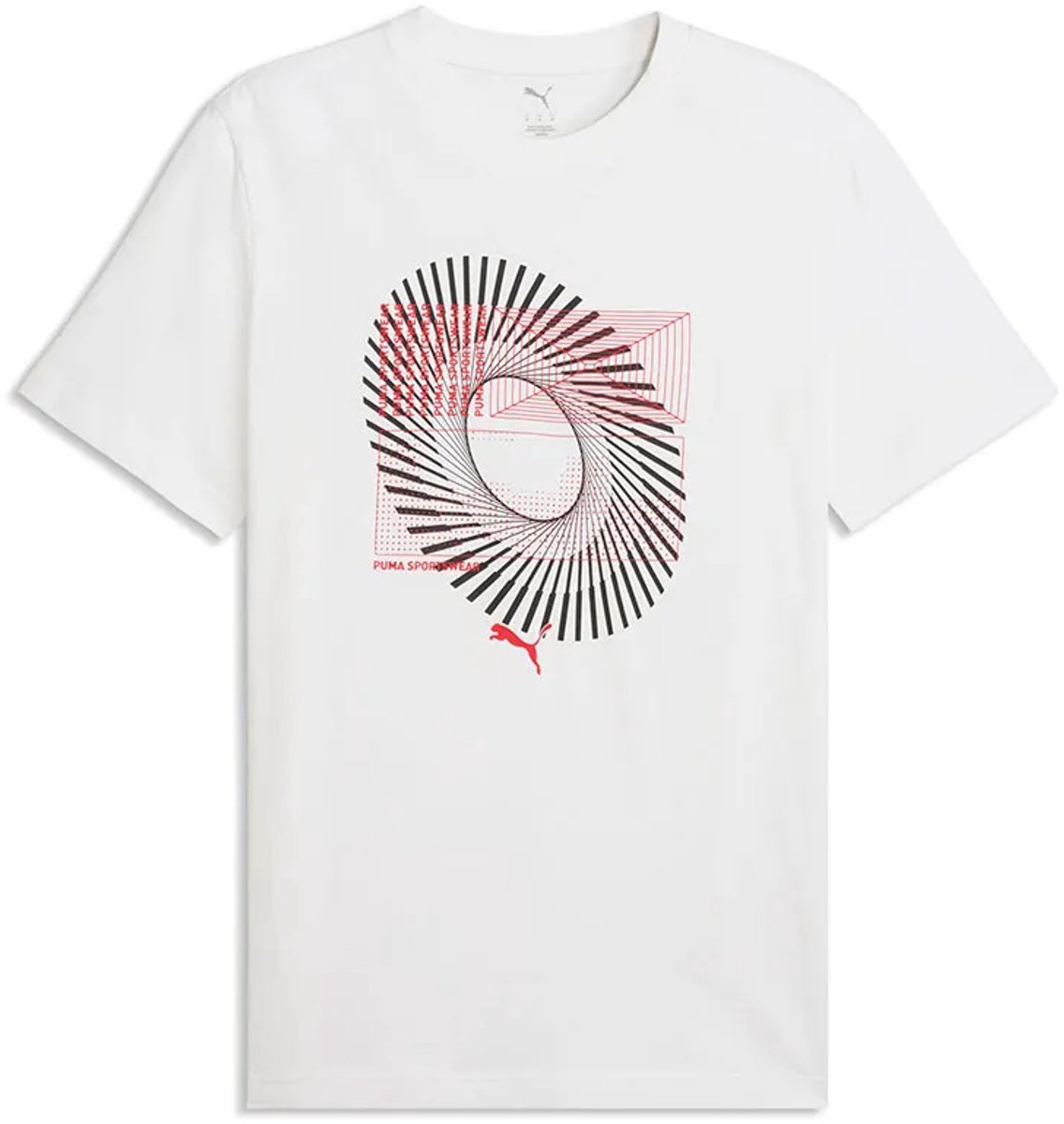 Puma Graphic Circular T-shirt Met Korte Mouwen M Man Wit
