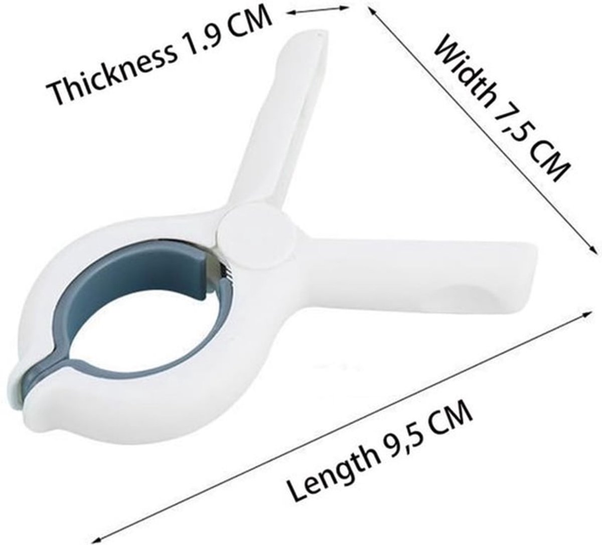 Wasklemmen - Universele Clip voor Deken/Kleding - Klemmen voor Strandhanddoek - Klemmen voor Kinderwagen/Autostoeltje - 6-Pack - Geschikt voor Camping/Zwembadstoel