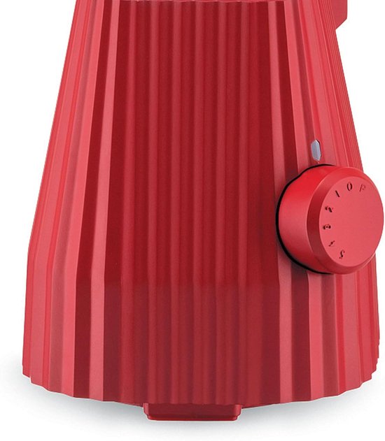 Alessi Blender Plissé - 5 snelheden + turbostand - rood - Michele de Lucchi - 1.5 liter - MDL09 R van Alessi — afbeelding 4