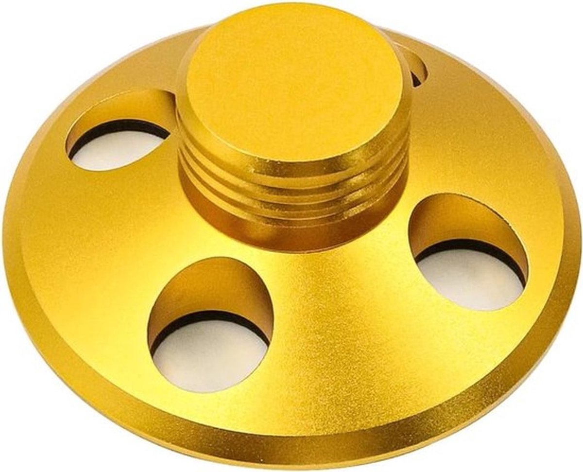 LP Vinyl Platenspeler Gewichtsstabilisator voor Verbeterde Disc Town Draaitafel - Gewicht Aluminium Schijf - Vinyl Platenspeler Accessoire - Stabilisator voor LP Snelheid.