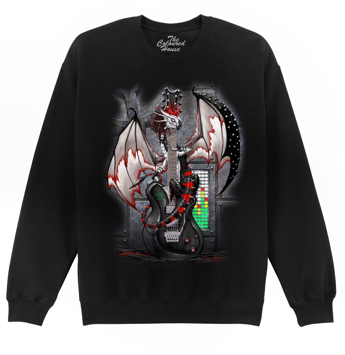 Draak Tech-n-dustrial Dragon The Coloured House Sweater L
