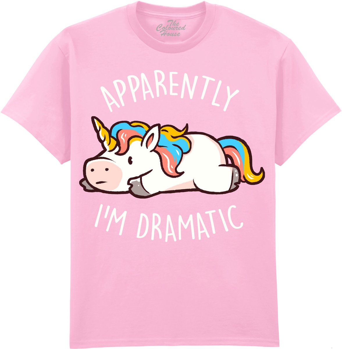 Eenhoorn Apparently I Am Dramatic The Coloured House T-shirt XXL