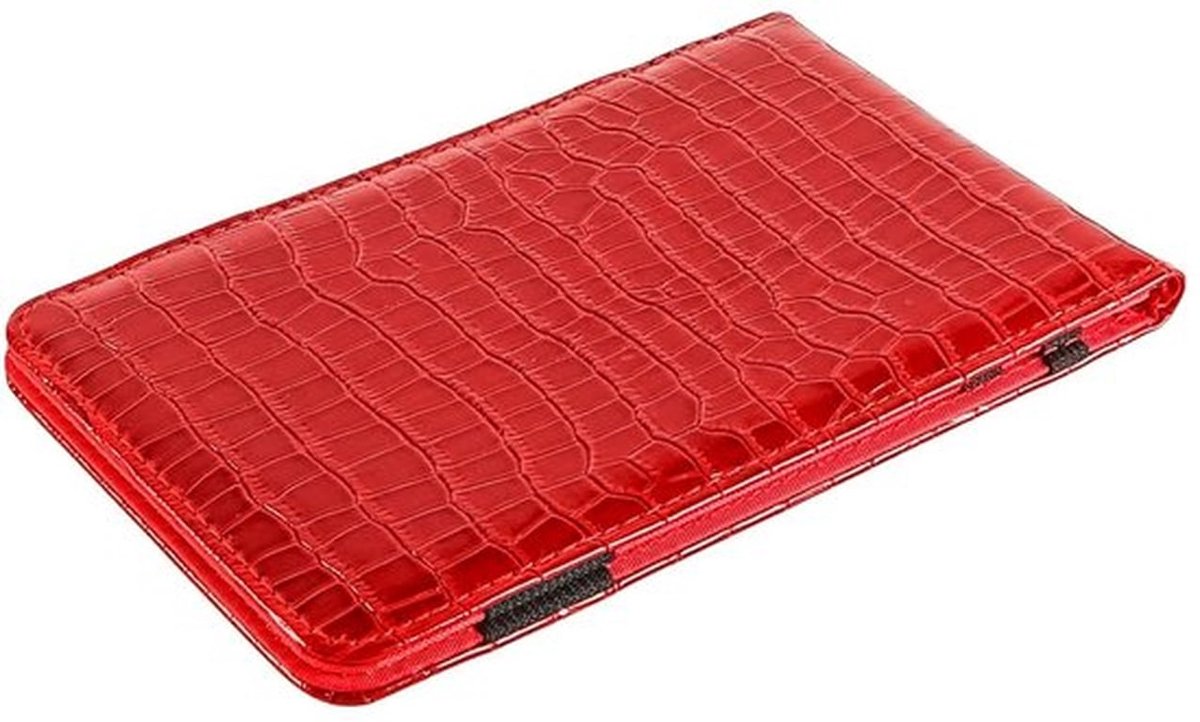 Golf scorekaarthouder - Leren scorekaartopslag - Comfortabele grip - Rood - Slijtvast en vuilafstotend - Ideaal voor golfers - Compact fo...