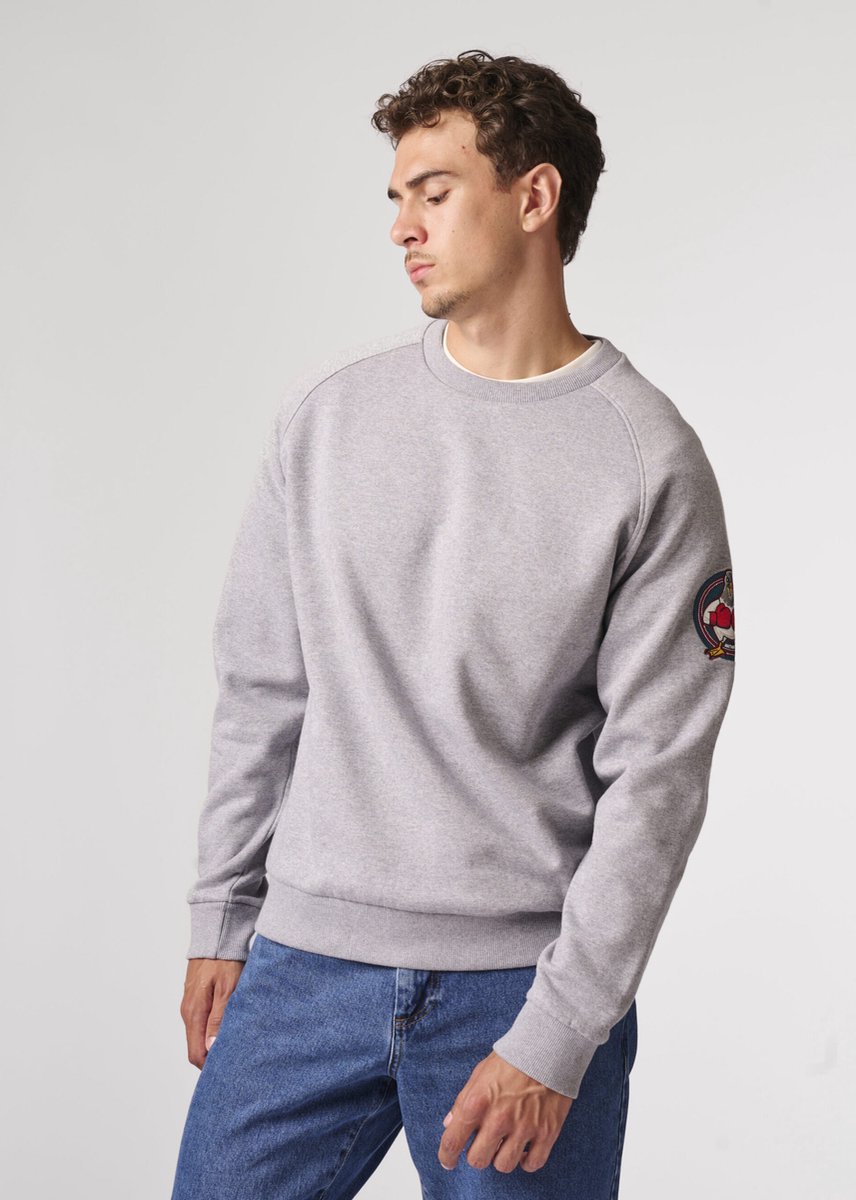 ANTWRP - Heren sweater - Maat M - Mannen - 204 Grey Chiné -