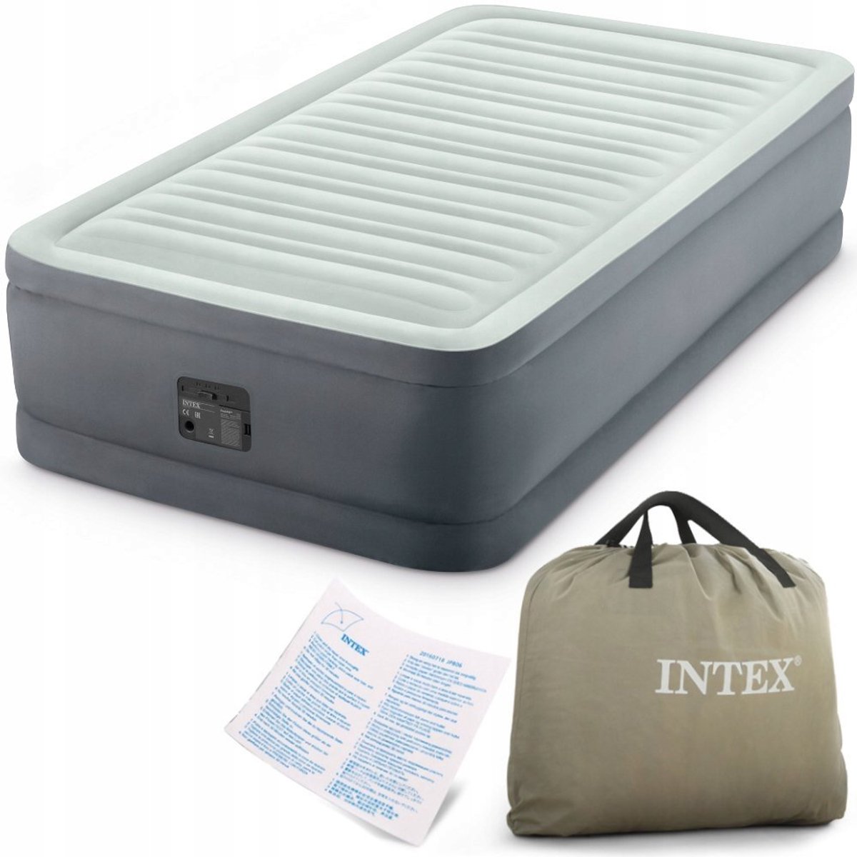 Intex Premaire I Elevated Twin - Luchtbed - 1-persoons - 191 x 99 x 46 cm