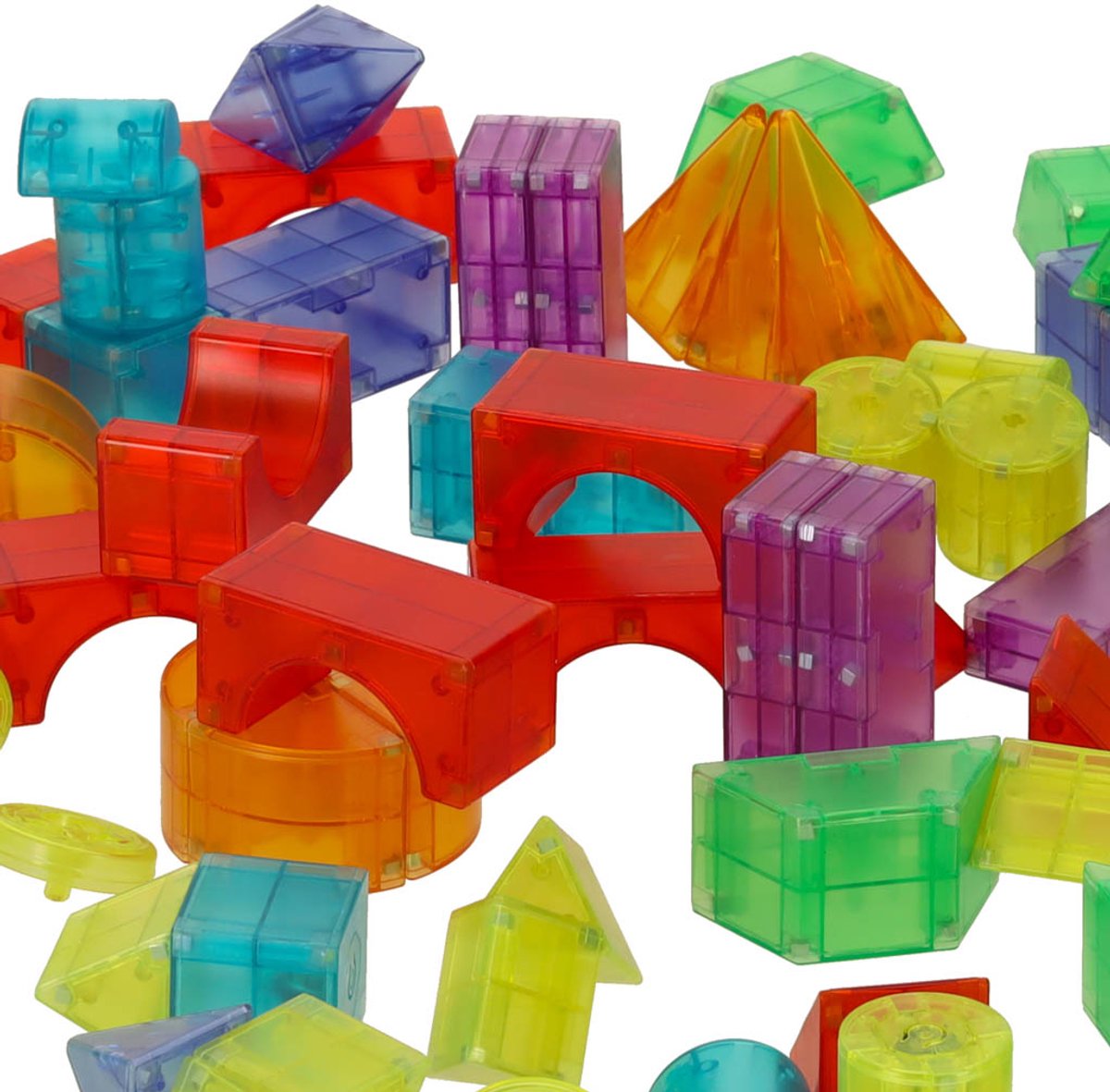 3D-constructie magnetische blokken geleid gloeiend 32 El