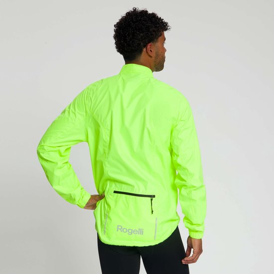 Rogelli Core Heren Fietsregenjack - Waterddicht - Fluor — afbeelding 5