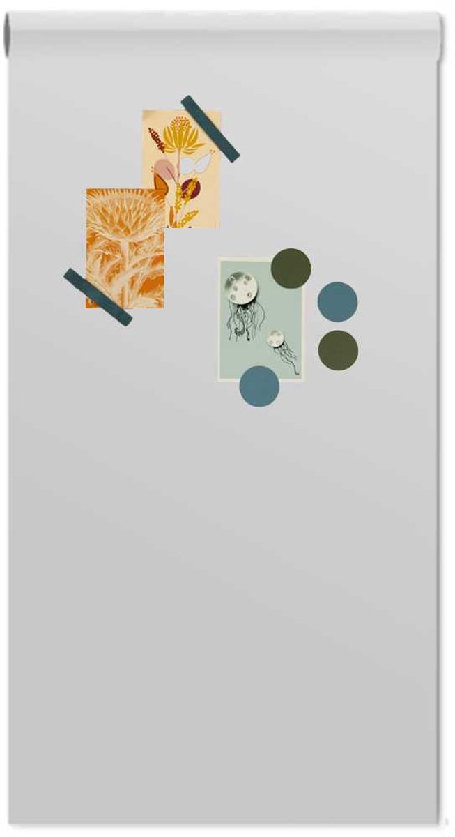 Krijtbehang Magnetisch - Luxe Lichtgrijs - 100x250cm - Kamer26