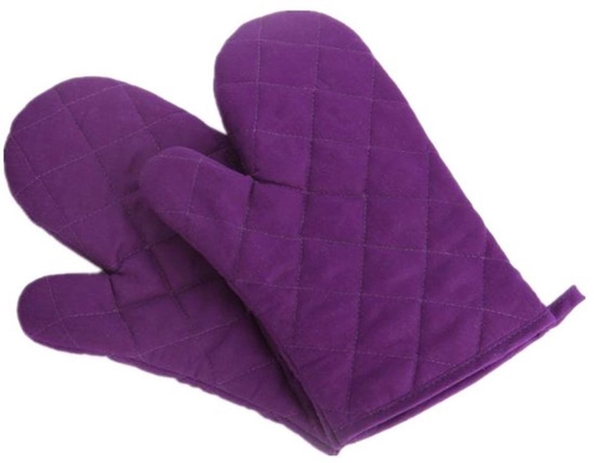 Ovenhandschoenen Hittebestendig - Ovenwanten - Hittebestendige Ovenhandschoenen - Pannenlap - 1 Paar - Eén Maat - Keukenhandschoenen