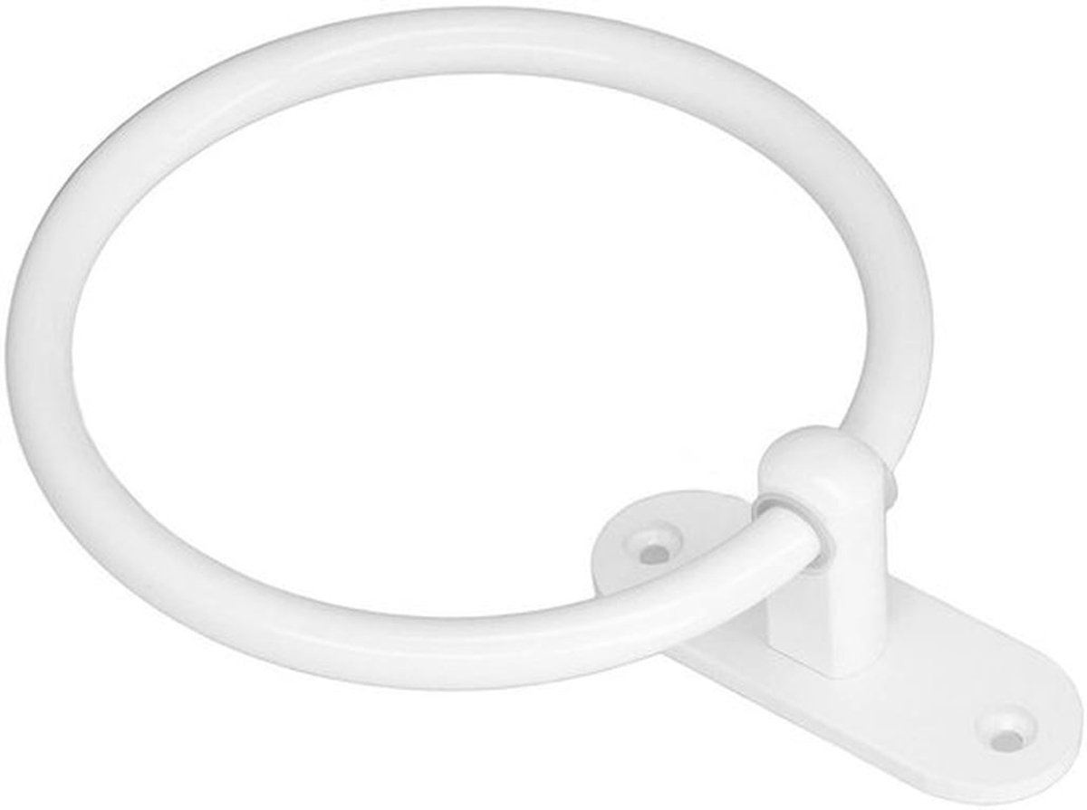 Handdoekhouder Ruimtebesparend - Handdoekrek Wandgemonteerd - Handdoekringen Aluminium - Multifunctioneel - Voor Badkamer/Keuken - Efficiënte Opslag