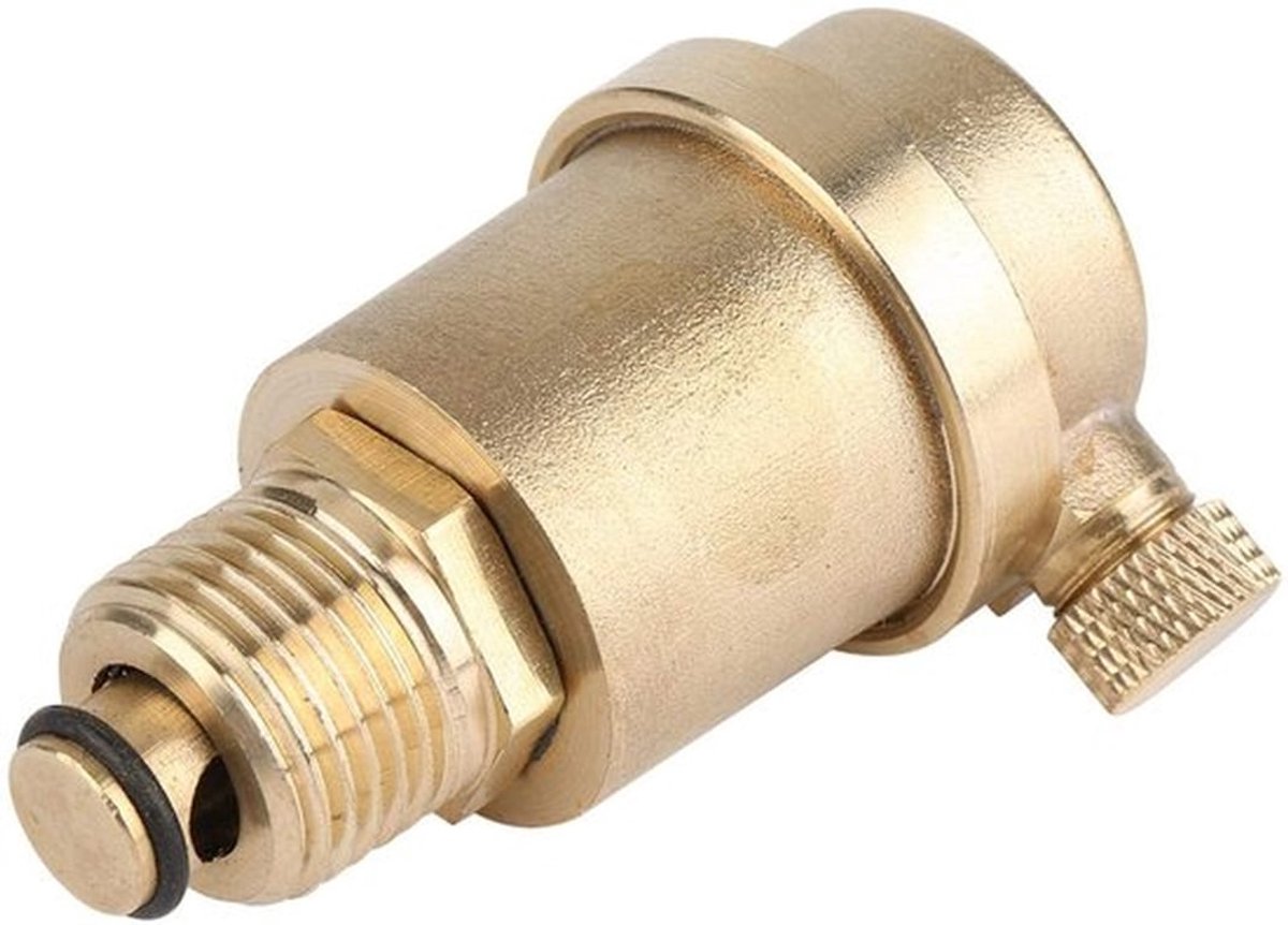Ontluchter Automatisch - Messing - DN15 G1/2 - Luchtventilator - Onderhoudsvriendelijk - Betrouwbaar Mechanisme - 7 cm Afmeting - Luchtventiel