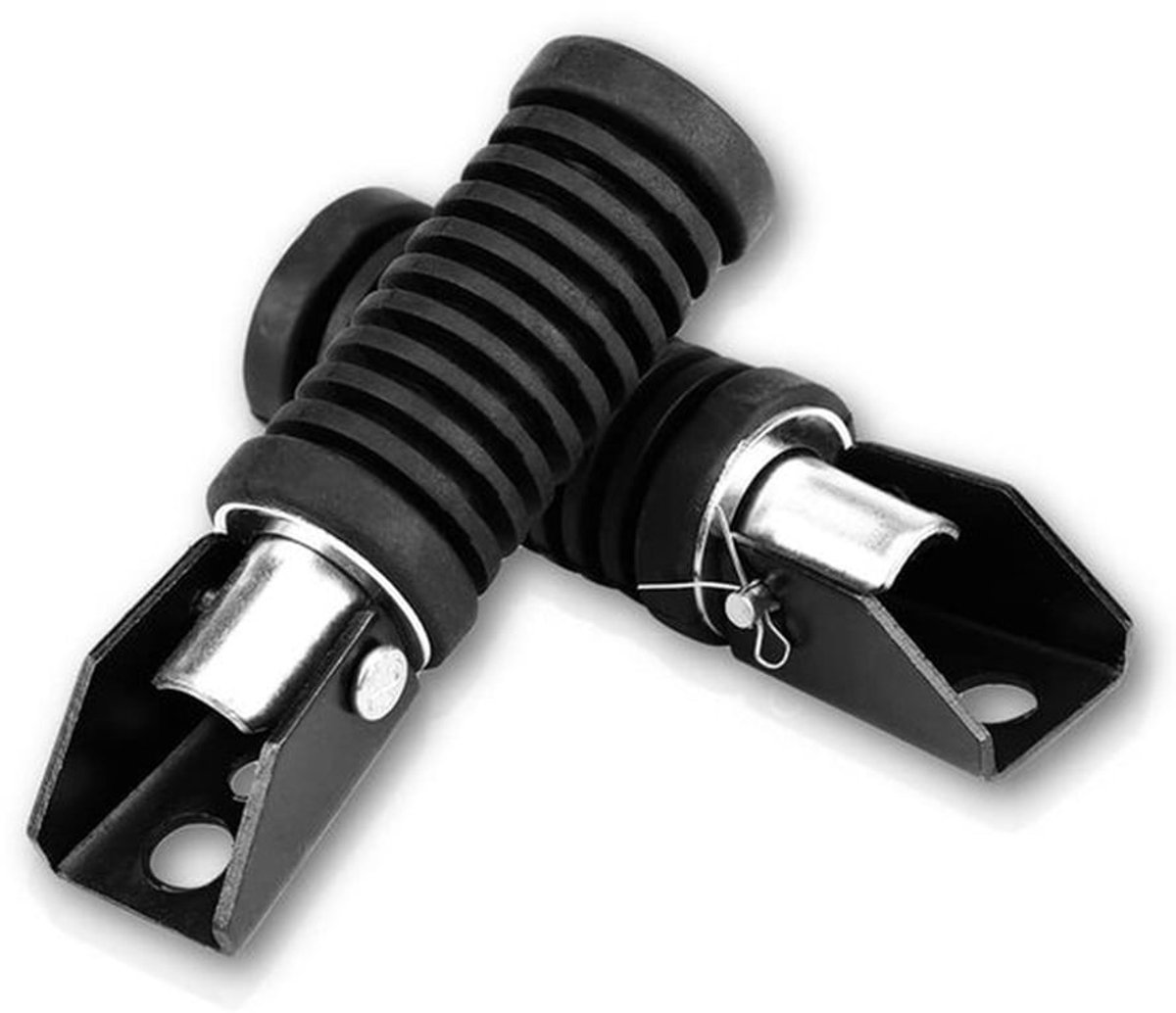 Voetsteun Rubber - Achterplaat Voetsteun - Motorfiets Voetsteun - Veiligheid - Perfecte Vervanging - Hoog Contactoppervlak - Motorvoetsteun