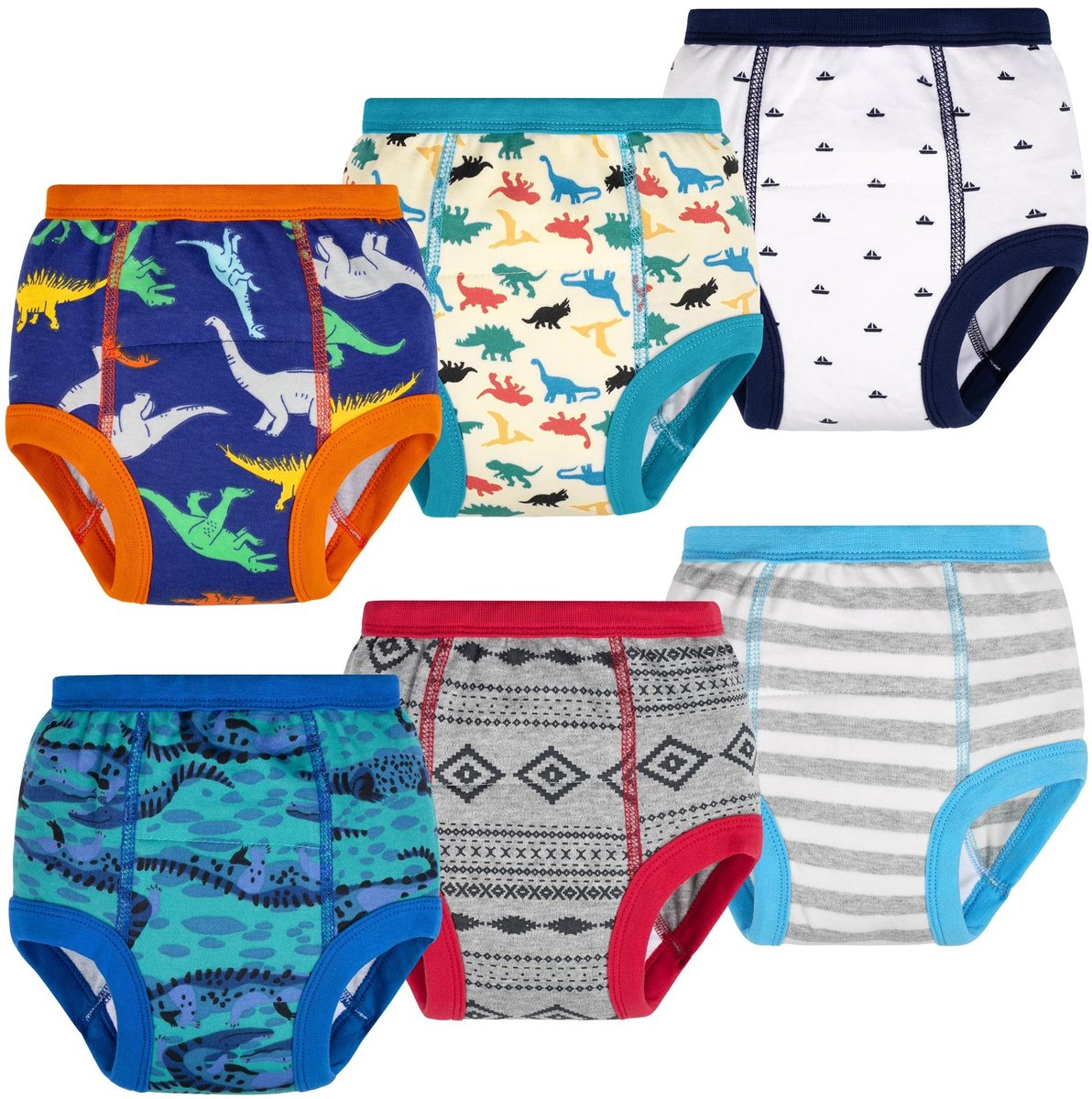 Solidchoice - Set van 6 Absorberende Potty Training Broeken voor Peuters