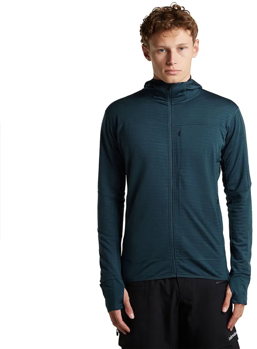 Icebreaker 300 Real Descender Sweatshirt Met Rits M Man