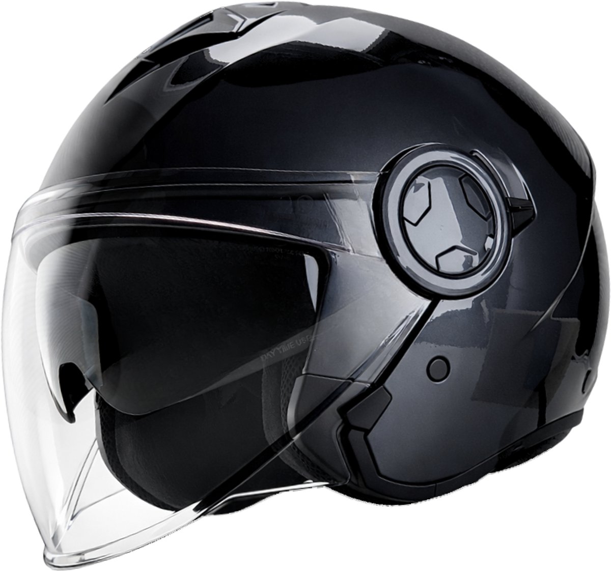 Vito Jet Linate Helm – Glans Metal Grey – Maat XS