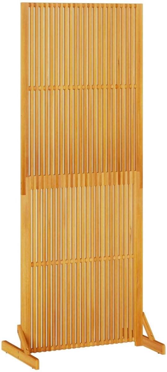 Solidchoice - Inkijkbescherming van Massief Acaciahout 79,5 x 50 x 200 cm