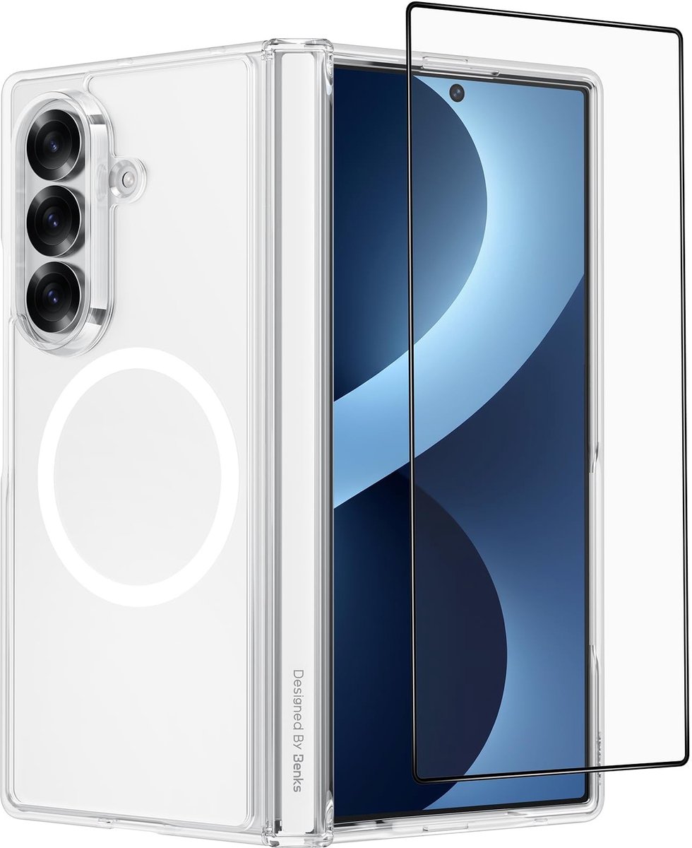 Solidchoice - Fusion Case voor Galaxy Z Fold 8 Ultra met Schermbescherming en Hinge Bescherming
