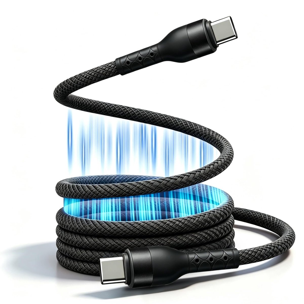 Solidchoice - Magnetische Oplaadkabel USB C voor Snelladen