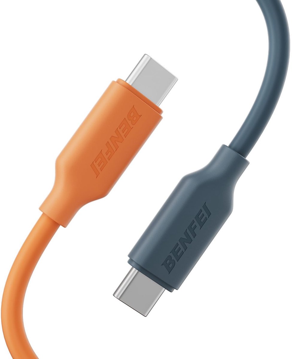 Solidchoice - 2-pack USB-C Oplaadkabels met 60W Snelladen