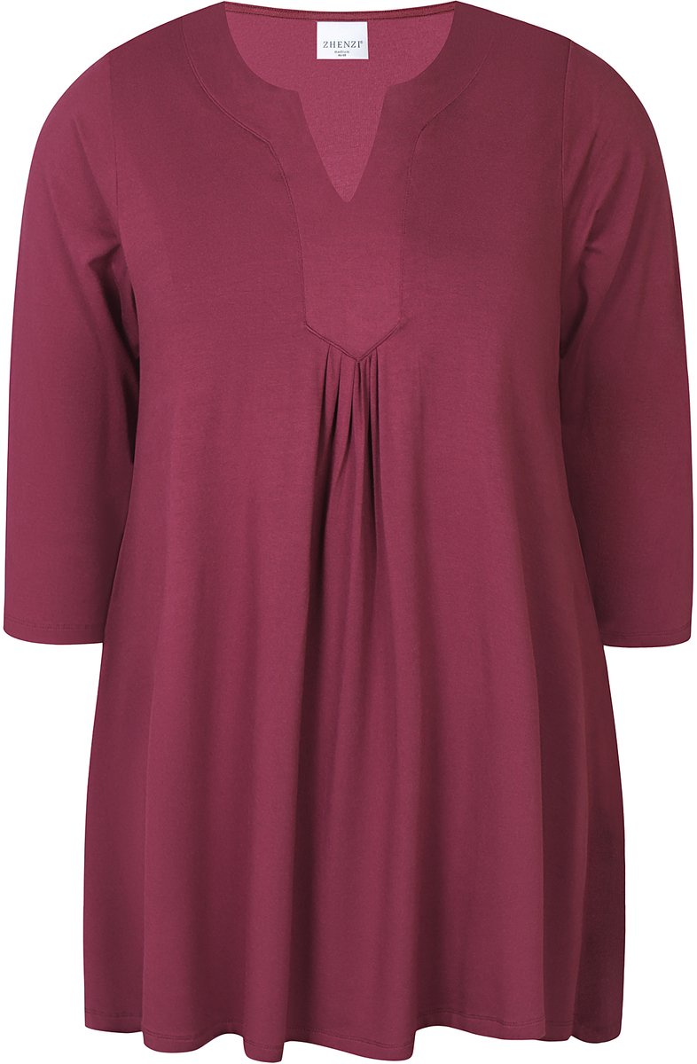 Zhenzi - Karma 1435 - Tunic Fig maat XS=40