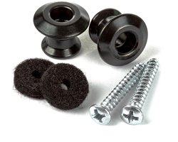 Jim Dunlop StrapLok - Straplock - Dual Design - Zwart - Set 2 Stuks