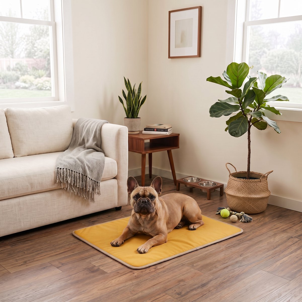 INDECOR Thermo Mat voor Hond & Kat – Koelmat voor de Zomer & Warmtemat voor de Winter – Gelmat – Wasbaar – Hondenmat & Kattenmat – 40 x 60 cm – Groen