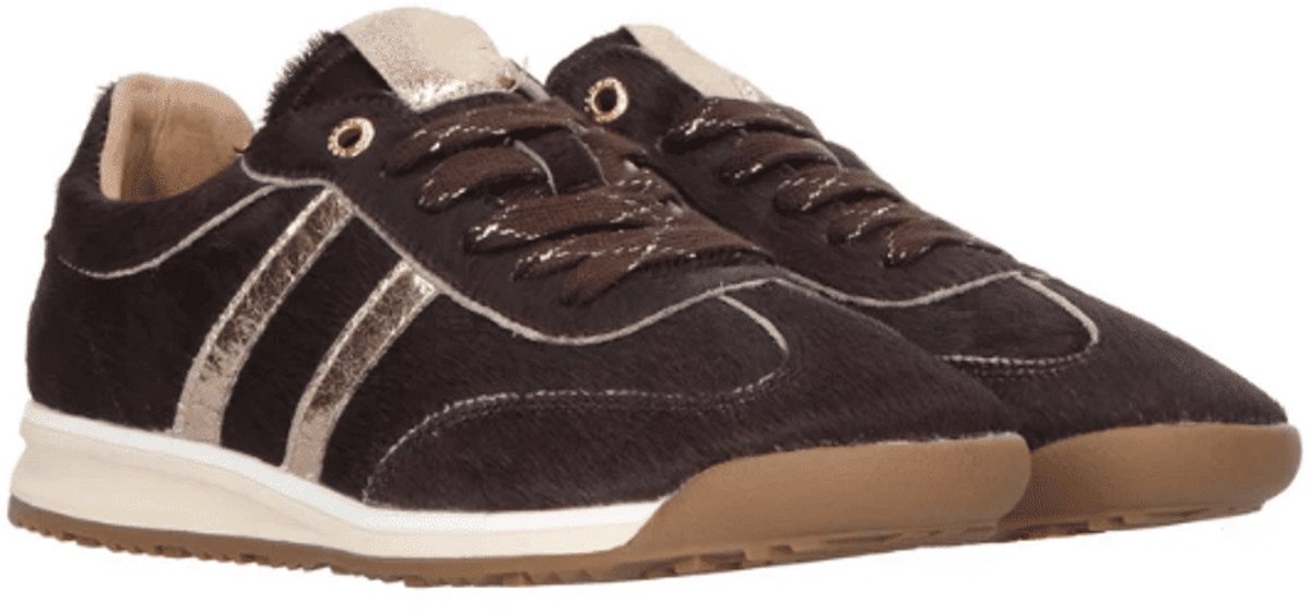 Tango Dames Sneaker Moxie | Bruin | Maat: 41