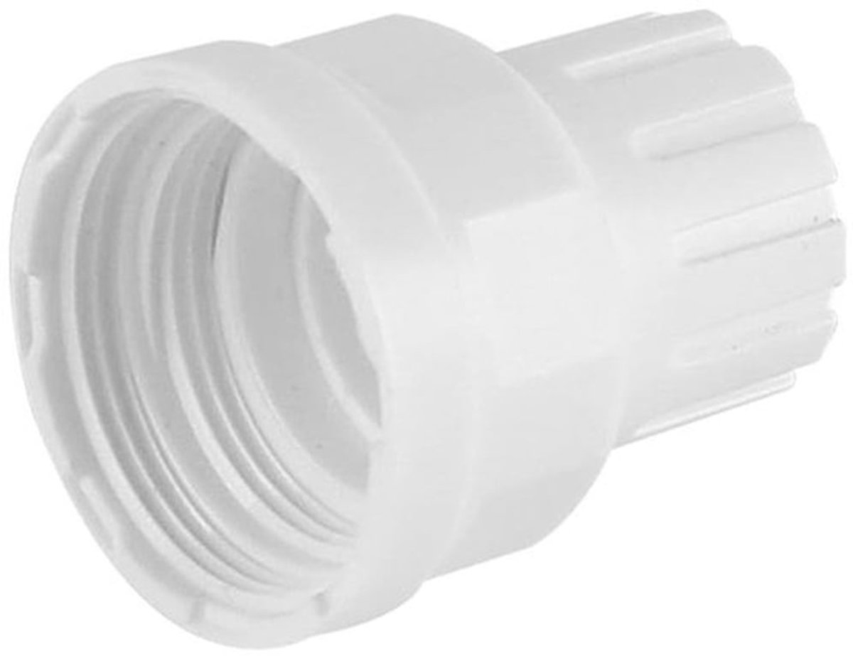 Radiatordoppen 4 Stuks - Witte Kunststof - Voor Vloerverwarmingsverdeler - Korte Handwielschakelaars - Lichtgewicht - Corrosiebestendig - Radiatorafdekking