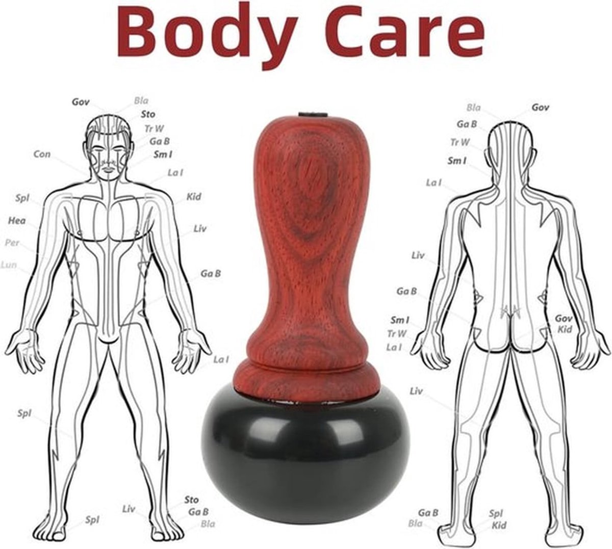 Thijox - Hot Stone Elektrisch Gua Sha-massageapparaat - CEIEVER Natuursteen - Verwarmend Massageapparaat voor Thuis-SPA - Pijnverlichting en Ontspanni