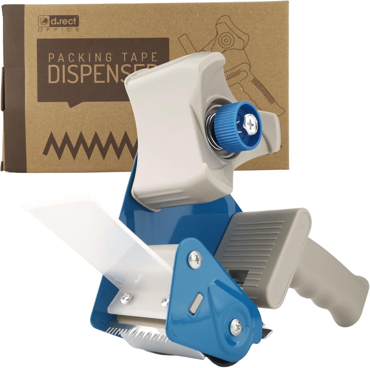 Verpakkingstape Dispenser - Zwart - Geschikt voor Tape tot 50 cm Breedte - Handdispenser met Ergonomisch Ontwerp - Voor Professioneel Gebruik