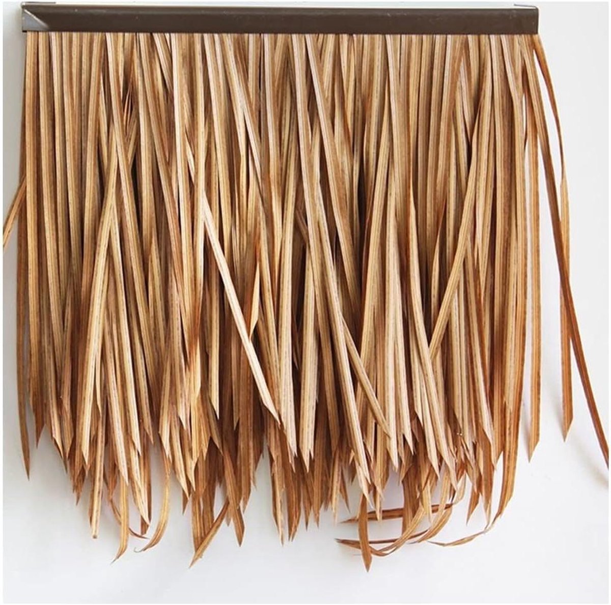 Rieten Tegels - Decoratie Dak - Park Decoratie - Brandvertragend Materiaal - 0.5x0.5m Per Stuk - Geel