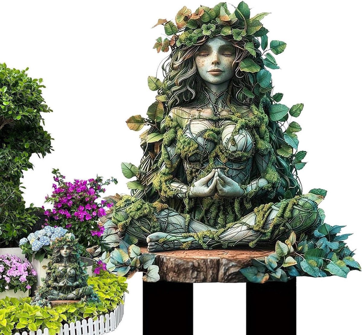 Tuinsteek Decoratie - Tuinbeeld Figuur - Bloembed Verfraaien - Barstvrij Kleurvast - N.v.t. - Multicolor