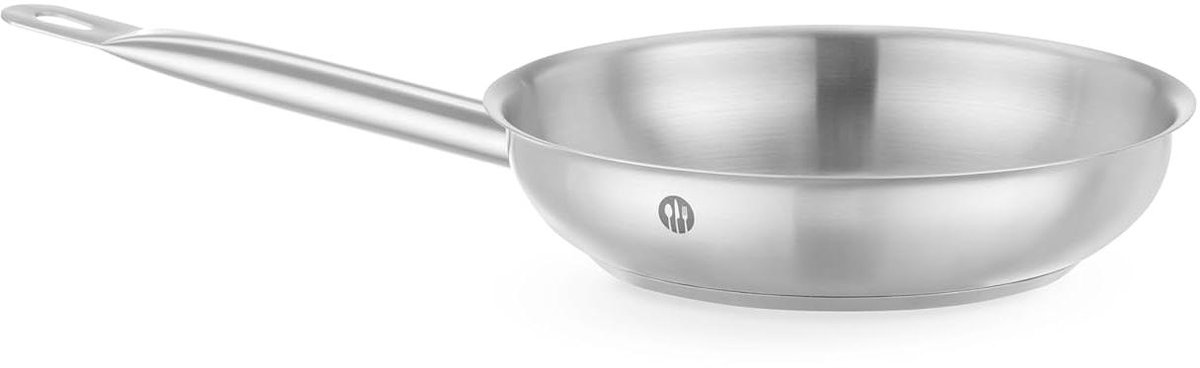 Koekenpan Koken op inductie Geschikt alle warmtebronnen Ø20 cm Zilver