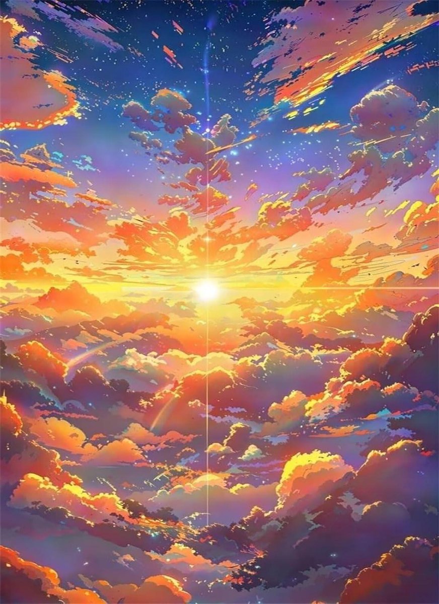 Puzzel 3000 stukjes - Landschap puzzel - Ontspanning thuis - Met poster - 122x81 cm - Zonsopgang