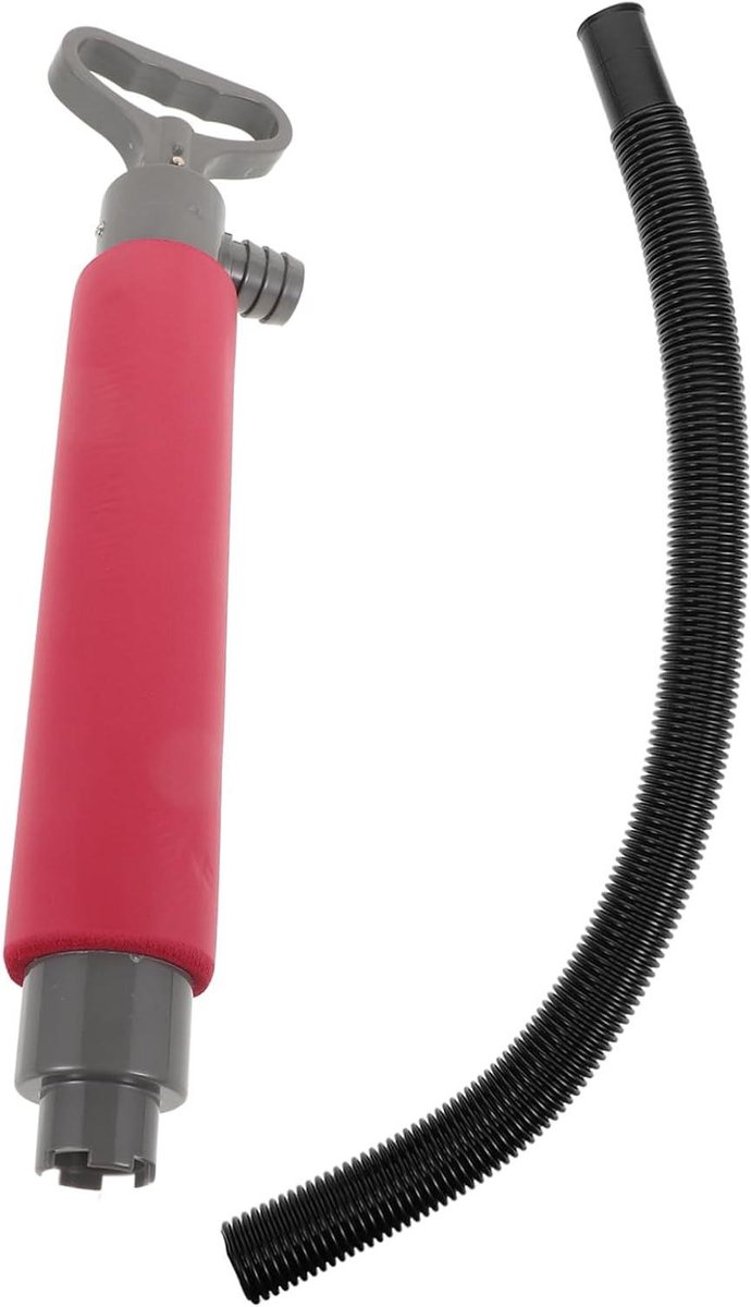 Handmatige Bilgepomp - Kayak Pomp - Water Afvoeren - Lekvrij Ontwerp - 386 Gram - Rood