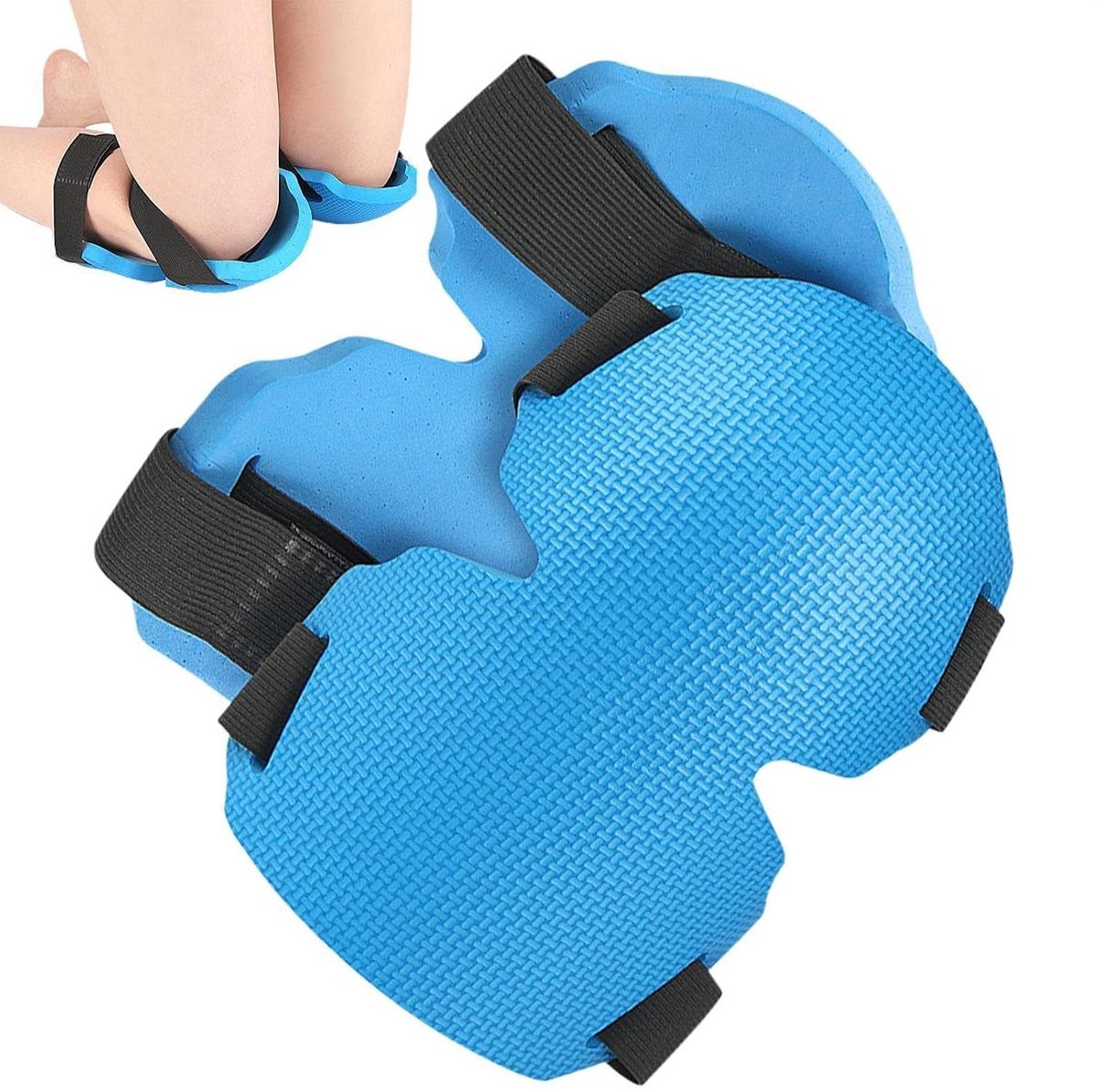 Tuinier kniekussens - Werk kniebeschermers - Comfortabel knielen - Antislip ontwerp - 22.4 x 15.7 cm - Blauw
