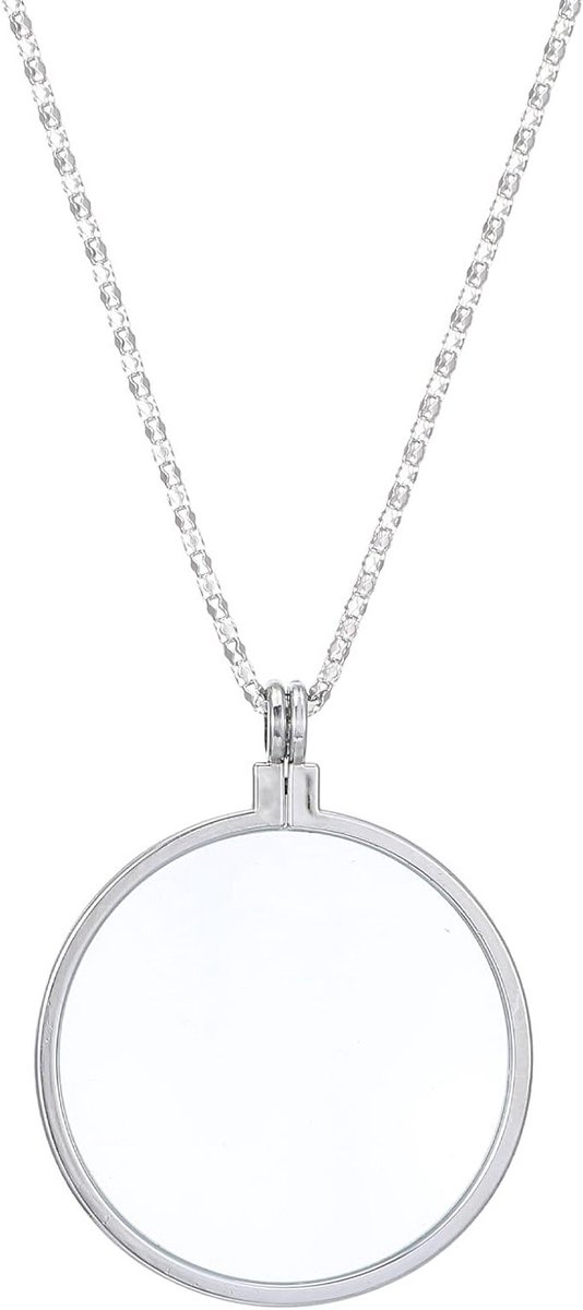 Vergrootglas Ketting met 5X Vergrootglas, Glazen Lens en Ketting voor Lezen, Knutselen en Handwerken
