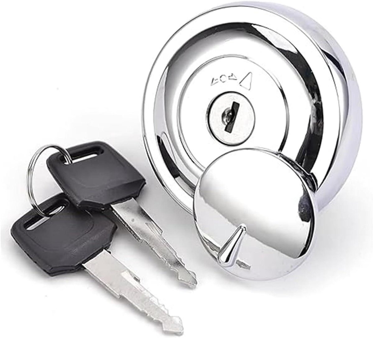 Contactsleutelschakelaar - Brandstoftank slot - Motorfiets beveiligen - Vervangende set - 500 g - Zwart