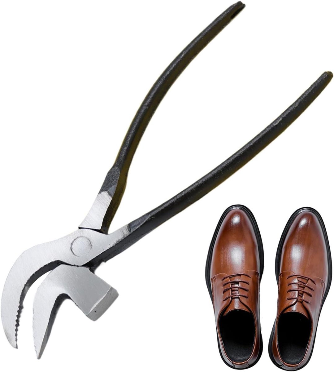 Gebogen Punttang - Handgereedschap - Schoenreparatie - Ergonomisch Ontwerp - 25 cm - Niet gespecificeerd