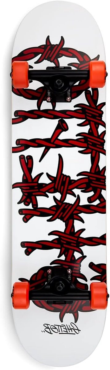Professioneel Skateboard Beginners Board Straat Kunst 7-laags Esdoorn Dek 8.0 inch
