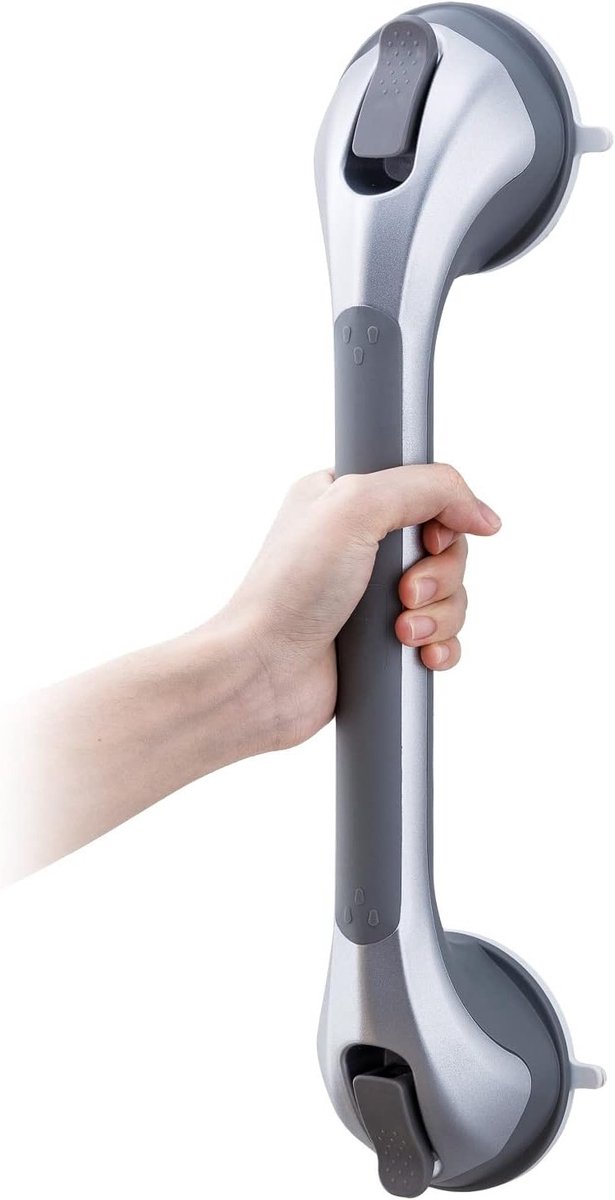 Suction cup badkamerhandgrepen 43 cm lang voor ouderen en gehandicapten - Max. draagvermogen 110 kg - Veiligheidssteunen voor in de douche en badkamer