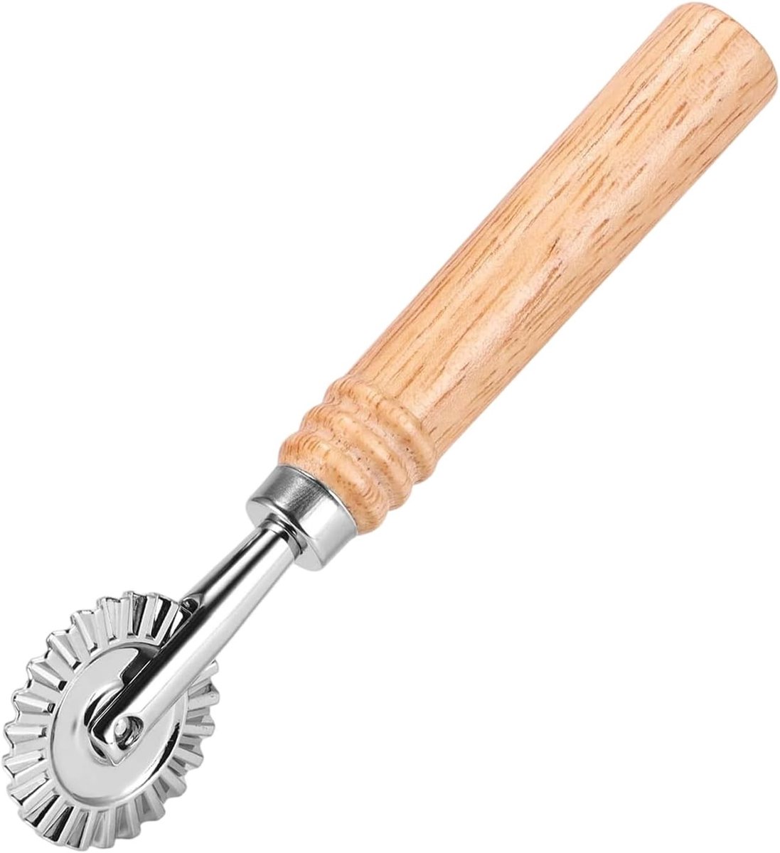 Pasta snijder voor deeg en gebak, met lange houten handgreep, ideaal voor thuisgebruik en keukengereedschap