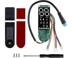 SnelShoppen - Elektrische Step Dashboard voor E-scooter, Geschikt voor Xiaomi 1S/PRO/PRO 2, Duidelijke Gegevensweergave, Bluetooth-printplaat, Vervang