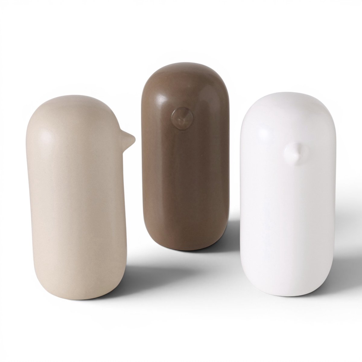 Dulaire Kleine Vogel Beeldjes Modern - Set 3