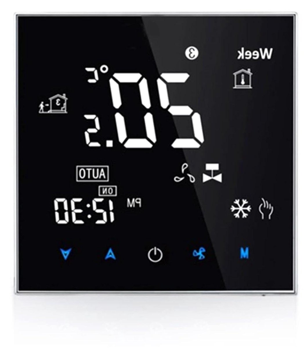 Digitale Thermostaat - Klimaatregelaar - Energie Besparen - Weekprogramma Functie - 3.2 Inch LCD - Nero
