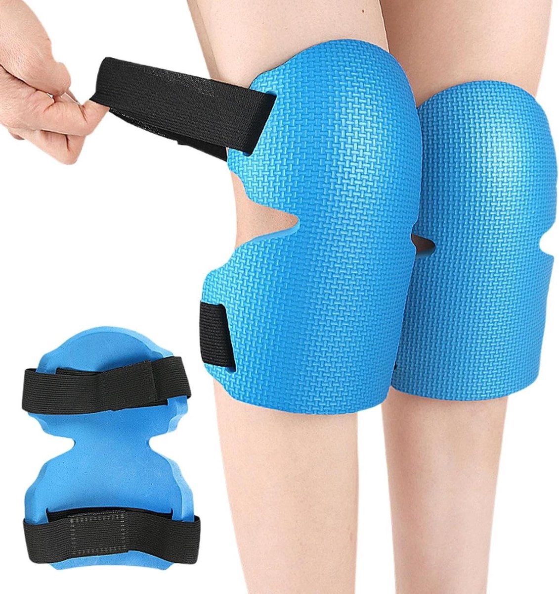 Kniebeschermers Tuinieren - Knielappen - Beschermend Werken - Antislip Pasvorm - 224 x 157 cm - Blauw