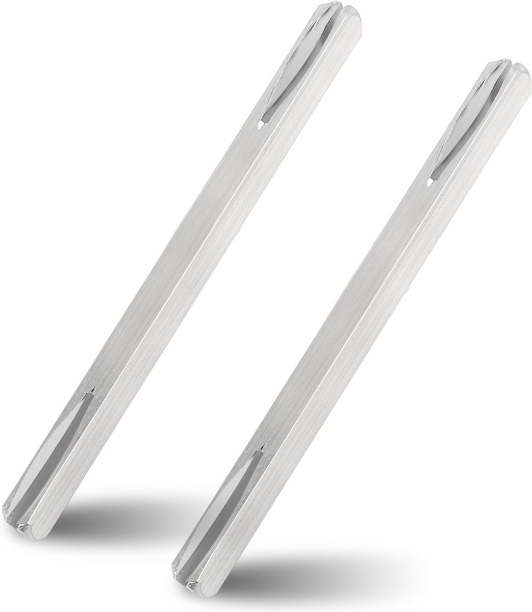 2 Stuks 8mm x 120mm Vierkante Pin Deurhendel Spindel Staal Vervangingsonderdelen voor Deurhardware en Bevestigingspinnen