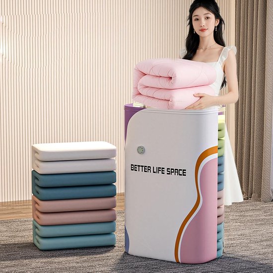 Vacuüm Opbergzakken - Luchtdichte Zakken Ruimtebespaarder - Kleding Opslaan - Zonder Pomp Compressie - 3 stuks - Niet gespecificeerd — afbeelding 2