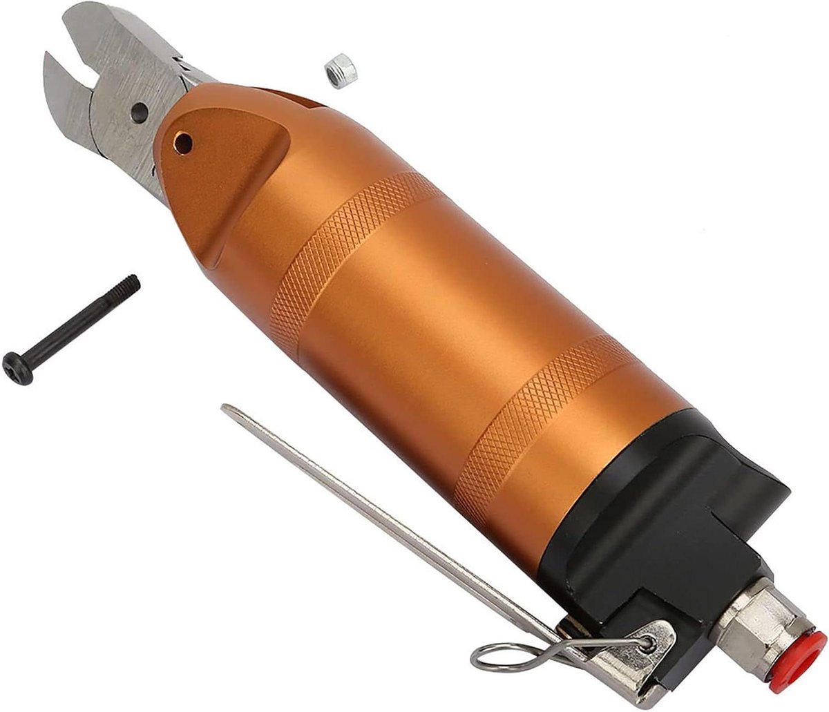 Lucht Pliers - Snijtang - Metaal Knippen - Vervangbare Kop - 0.4-0.5 Mpa - Grijs